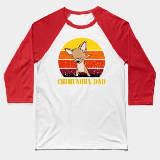 Retro Chihuahua Dad Baseball T-Shirt